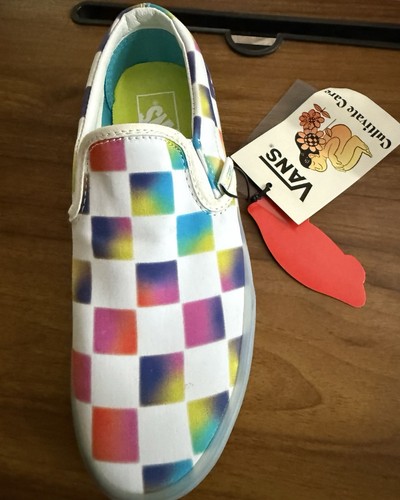 Vans checkrd rainbow breathe - vans,