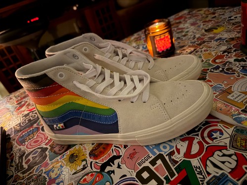 Vans skate sk8 pride - sk8-hi, white